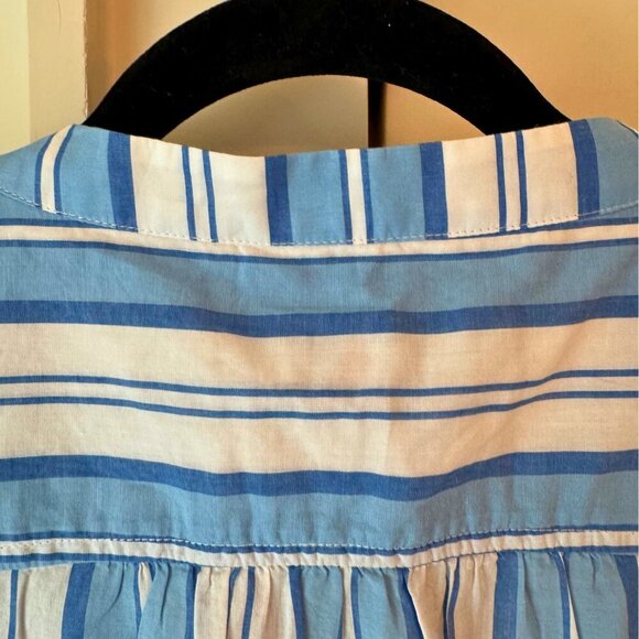 Vineyard Vines NWT Ocean Stripe Popover Top Size Small Sleeveless - Picture 8 of 8